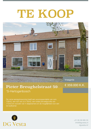 Brochure preview - Pieter Breughelstraat 59, 5213 BM 'S-HERTOGENBOSCH (1)