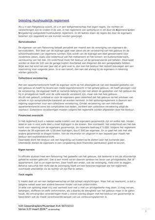 Brochure preview - Huishoudelijk reglement VvE Cassandraplein Muzenlaan vs 3 27 maart 2024.pdf
