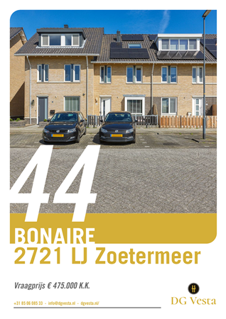 Brochure preview - Bonaire 44, 2721 LJ ZOETERMEER (1)