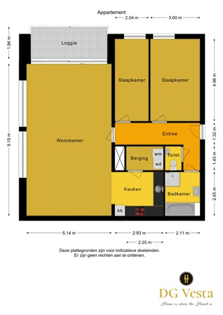 Grasbaan 148, 5658 ER Eindhoven - Plattegrond  Appartement.jpg