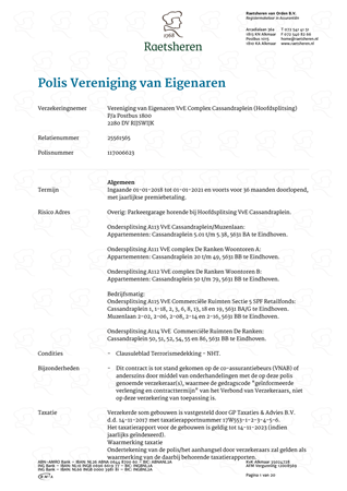 Brochure preview - Verzekering VvE Complex Cassandraplein (Hoofdsplitsing) - 117006623 (1).pdf