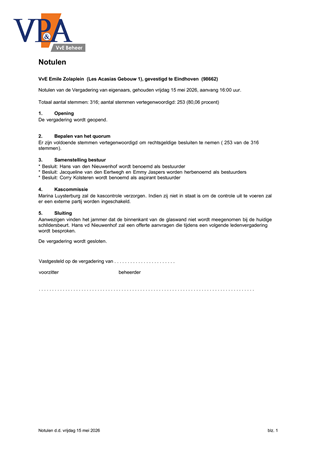 Brochure preview - notulen VvE appartement.pdf