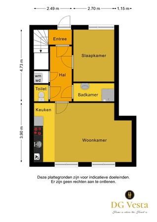 Zeelsterstraat 143A, 5652 EE Eindhoven - Plattegrond appartement juist.jpg