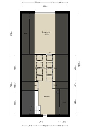 Provincialeweg 130B, 5503 HK Veldhoven - Eerste verdieping - 2D.jpg