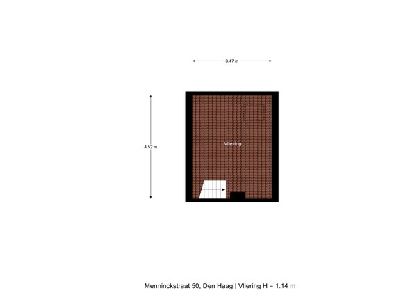 Floorplan - Menninckstraat 50, 2583 BR Den Haag