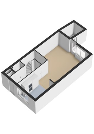 Weide 4, 4143 EA Leerdam - Weide 4-Begane grond - 3D.jpg