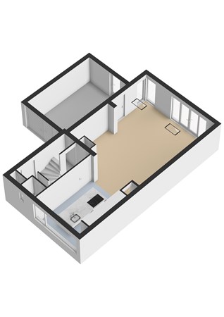 Prins Mauritssingel 24, 4153 BR Beesd - Prins Mauritssingel 24_Begane grond_3D.jpg