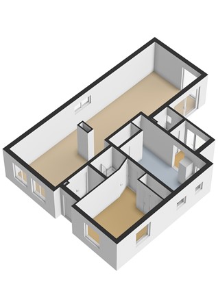 Molenkampstraat 21, 4157 GN Enspijk - Molenkampstraat 21 - Begane grond - 3D.jpg