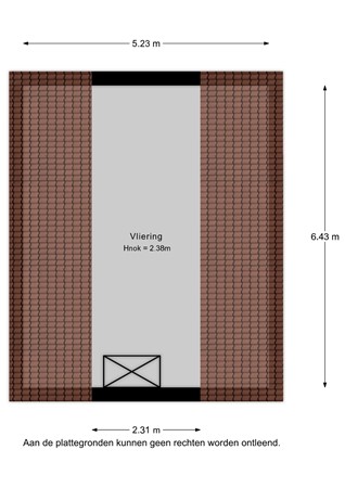 Molenkampstraat 21, 4157 GN Enspijk - Molenkampstraat 21 - Garage vliering - 2D.jpg