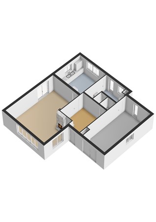 Huizekamplaan 28A, 4153 XR Beesd - Huizekamplaan 28A - Begane grond - 3D.jpg