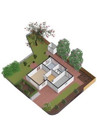 Huizekamplaan 28A, 4153 XR Beesd - Huizekamplaan 28A - Situatie - 3D.jpg