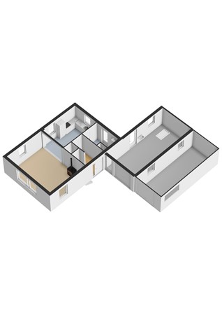 Papekamp 5, 4051 DM Ochten - Papekamp 5 - Begane grond - 3D.jpg