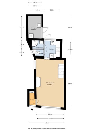Voorstraat 61, 4153 AJ Beesd - Voorstraat 61 - Begane grond - 2D.jpg