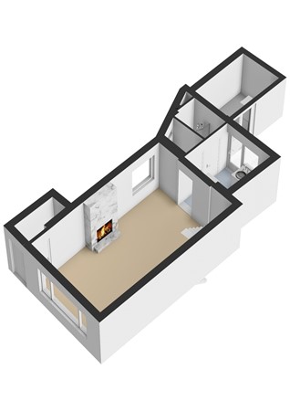 Voorstraat 61, 4153 AJ Beesd - Voorstraat 61 - Begane grond - 3D.jpg