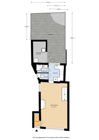 Voorstraat 61, 4153 AJ Beesd - Voorstraat 61 - Situatie - 2D.jpg