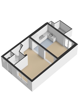 Slotstraat 28, 4153 VB Beesd - Slotstraat 28_Begane grond - 3D.jpg