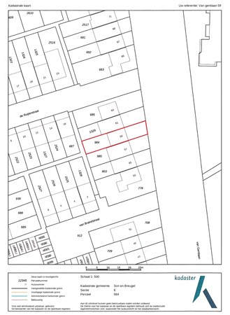 van Gentlaan 59, 5694 SC Son en Breugel - kadastrale kaart voor brochure.jpg