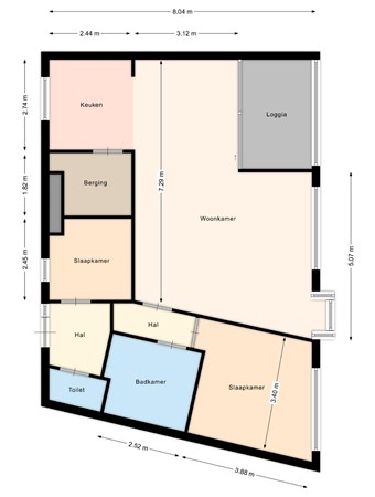 Boslaan 1F, 5691 CT Son en Breugel - Boslaan 1F verdieping.jpg