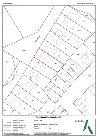 Beemdstraat 14, 5694 AK Son en Breugel - Kaart voor brochure.jpg