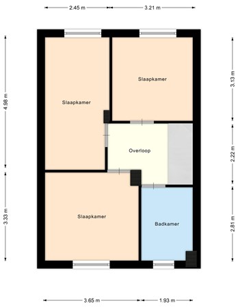 de Bontstraat 55, 5691 ST Son en Breugel - Eerste verdieping De Bontstraat 55.jpg