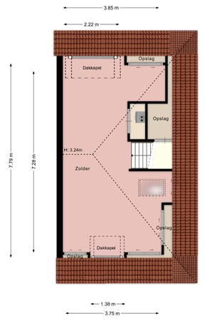 Heivlinderlaan 3, 5691 RS Son en Breugel - Tweede etage Heivlinderlaan 3.jpg