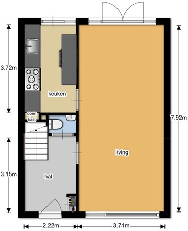 Van Speijklaan 5, 5694 CG Son en Breugel - Begane grond.jpg