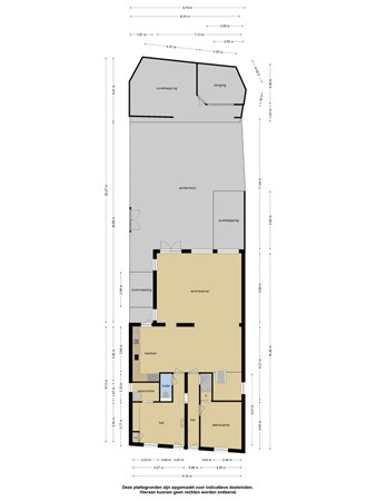 Floorplan - Gronausevoetpad 24, 7511 BL Enschede