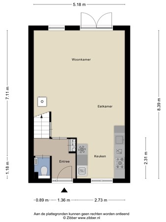 Floorplan - Walkottelanden 104, 7542 MV Enschede