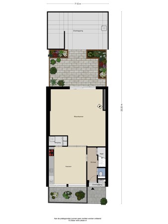 Floorplan - Rande 17, 7556 ML Hengelo