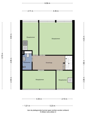 Floorplan - Rande 17, 7556 ML Hengelo