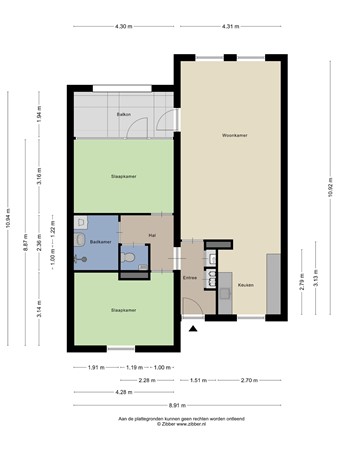 Floorplan - C.J. Snuifstraat 2-4, 7511 ZK Enschede