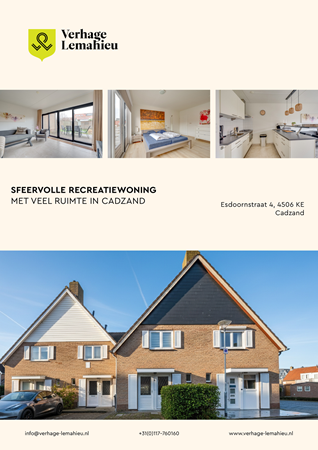 Brochure preview - Brochure - Esdoornstraat 4, Cadzand.pdf