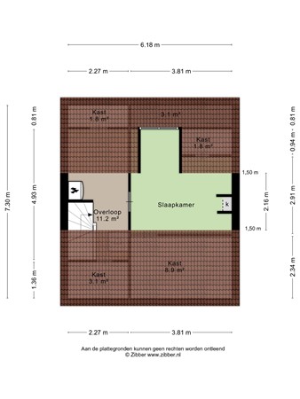 Floorplan - Voorste Gewind 26, 4161 AC Heukelum