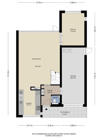 Floorplan - Palissade 18, 4143 GB Leerdam
