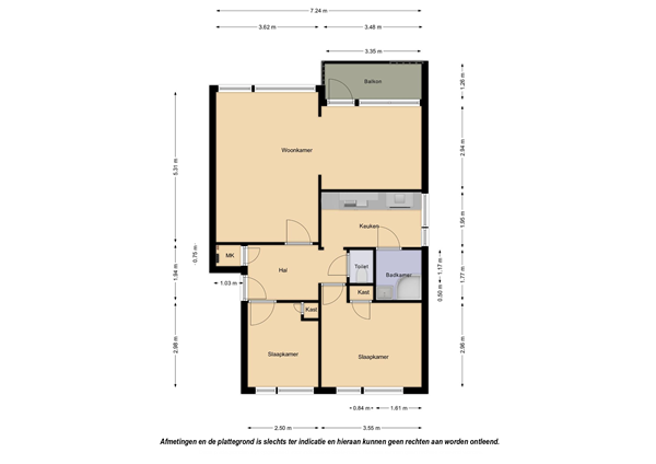 Bordineweg 3b, 8931 AK Leeuwarden - Plattegrond.png