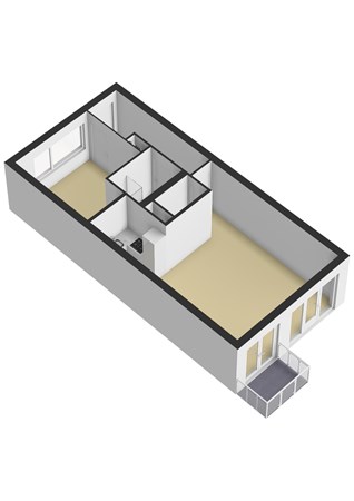 Nieuwstraat 287K, 7311 BP Apeldoorn - Nieuwstraat 287K Apeldoorn_appartement_3D.jpg