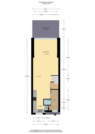 Zonnewende 85, 7325 EM Apeldoorn - Zonnewende 85_begane_grond_2D.jpg