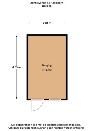 Zonnewende 85, 7325 EM Apeldoorn - Zonnewende 85_berging_2D.jpg