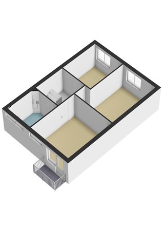 Schopenhauerstraat 21, 7323 LR Apeldoorn - Schopenhauerstraat 21 - 1e verdieping - 3D.jpg