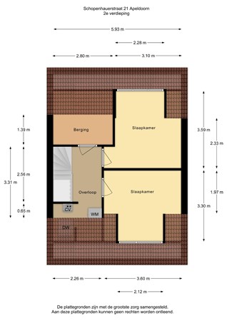 Schopenhauerstraat 21, 7323 LR Apeldoorn - Schopenhauerstraat 21 - 2e verdieping - 2D.jpg