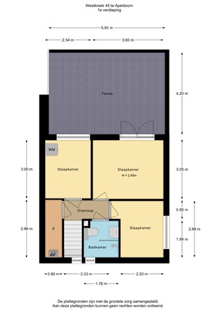 Westkreek 45, 7325 NB Apeldoorn - Westkreek 45-1e verdieping - 2D.jpg