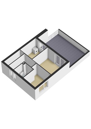 Westkreek 45, 7325 NB Apeldoorn - Westkreek 45-1e verdieping - 3D.jpg