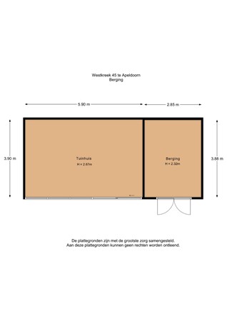 Westkreek 45, 7325 NB Apeldoorn - Westkreek 45-Berging - 2D.jpg