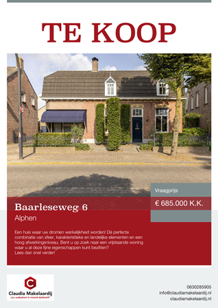 Brochure preview - Baarleseweg 6, 5131 BC ALPHEN (1)