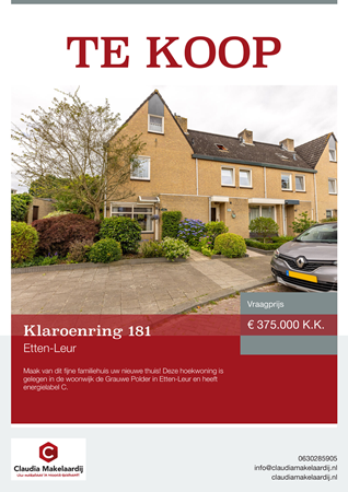 Brochure preview - Klaroenring 181, 4876 ZE ETTEN-LEUR (1)