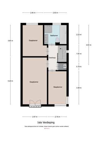 Koninksemstraat 85, 6215 KA Maastricht - 2 Koninksemstraat 85 Maastricht Verdieping 1.jpeg