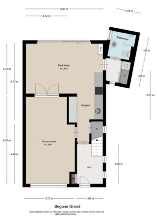 Sint Josephstraat 90, 6231 EG Meerssen - 1 St.Josephstraat 90 Meerssen Begane Grond.jpg