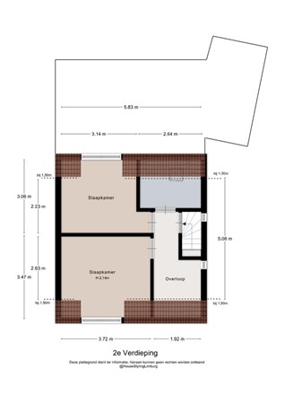 Sint Josephstraat 90, 6231 EG Meerssen - 3 St.Josephstraat 90 Meerssen 2e Verdieping.jpg