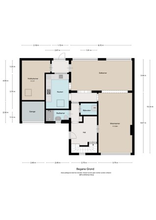 Sint Agnesstraat 3, 6241 CB Bunde - 1 St.Agensstraat 3 Bunde Begane Grond.jpg