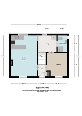 Kerkstraat 4A, 6223 BK Maastricht - 1 Kerkstraat 2 Maastricht Begane Grond.jpg